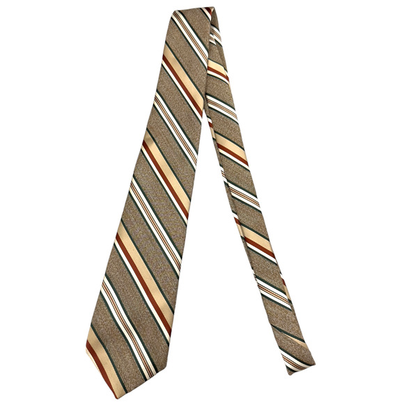 Kantor Brothers Vintage USA Textured Polyester Dress Tie Bold Pattern 56" 3.5" - Picture 2 of 13